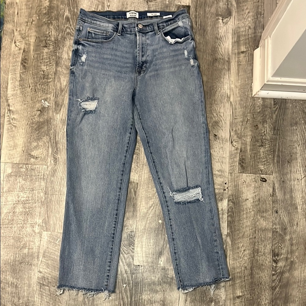 Distressed Blue Women's Kensie Jeans